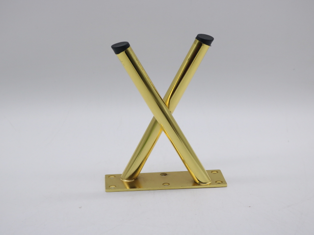 Patas de mesa tipo X ajustables doradas decorativas para mesa de comedor de café