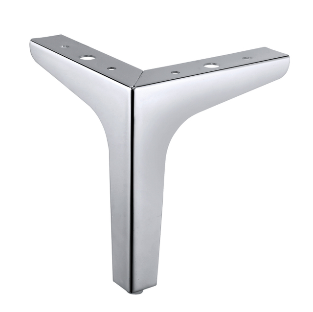 Galjanoplastia de metal que pule la base del sofá de las piernas de los muebles de la forma de Y para el gabinete
