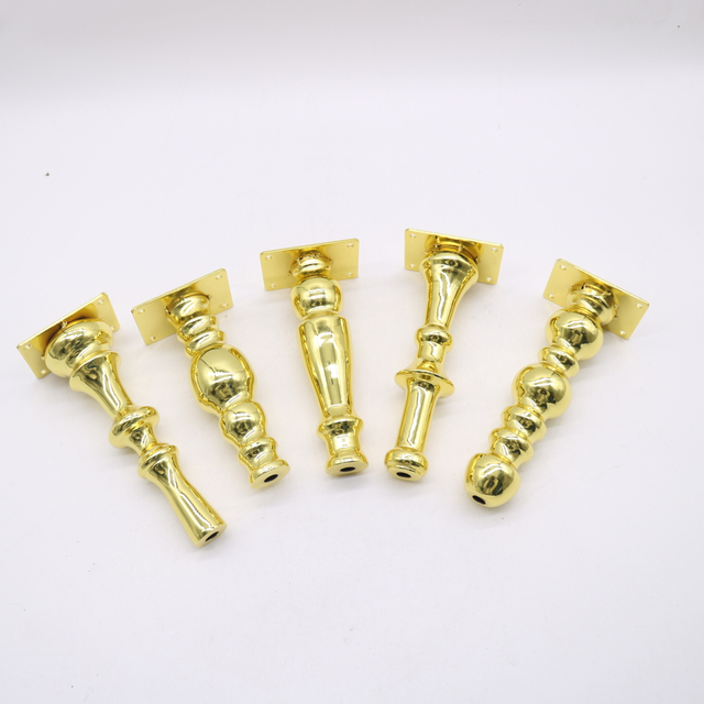 Patas pulidas oro moderno del sofá de los muebles del metal para el gabinete de la tabla